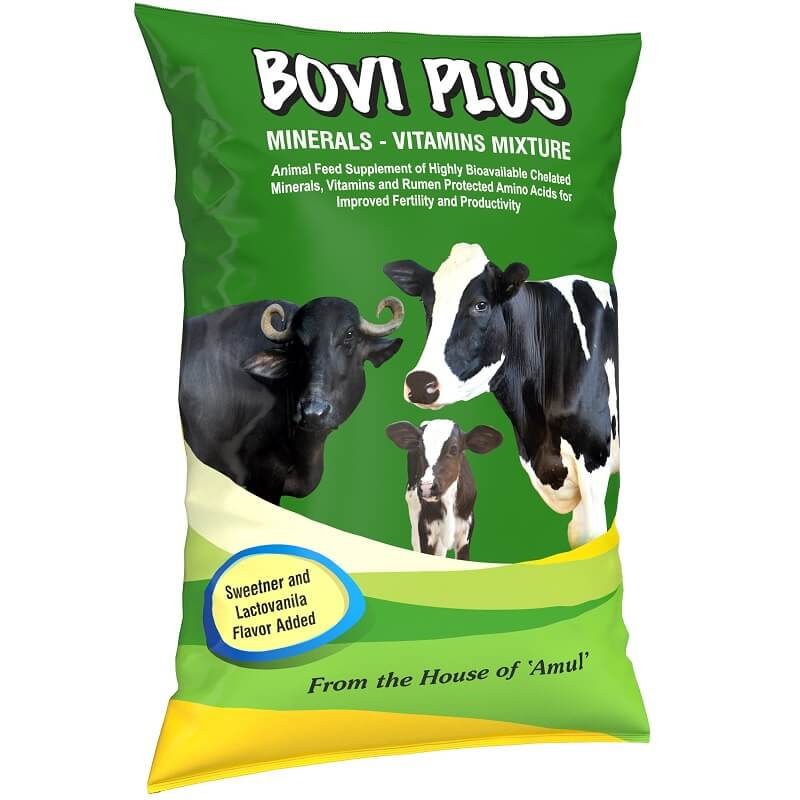 Buy AMUL BOVI PLUS (Vitaminised Mineral Mixture) - 1 Kg | IFFCO BAZAR